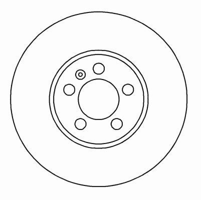 A.B.S. Bremseskive 16265 ventileret 288mm 25mm for VAG