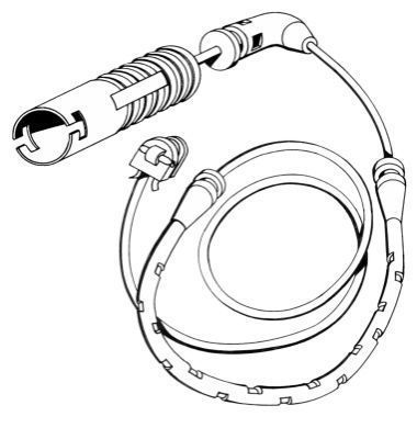 A.B.S. Slidindikator, bremsebelægning 39587 for BMW