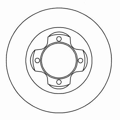 A.B.S. Bremseskive 16056 ventileret 260mm 18mm for MAZDA FORD USA MERCURY