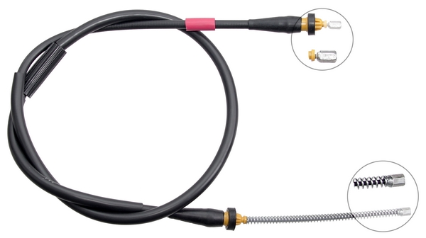 A.B.S. Håndbremsekabel k17286 for RENAULT