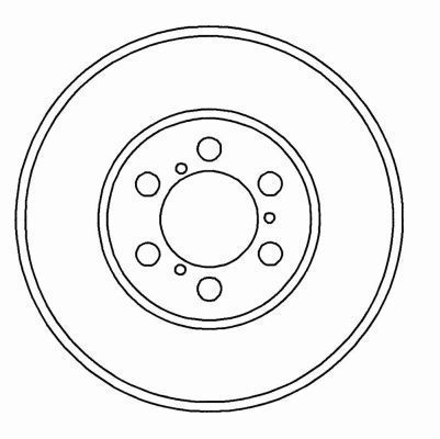A.B.S. Bremseskive 15957 fuld 280mm 16mm for IVECO ALFAROME/FIAT/LANCI