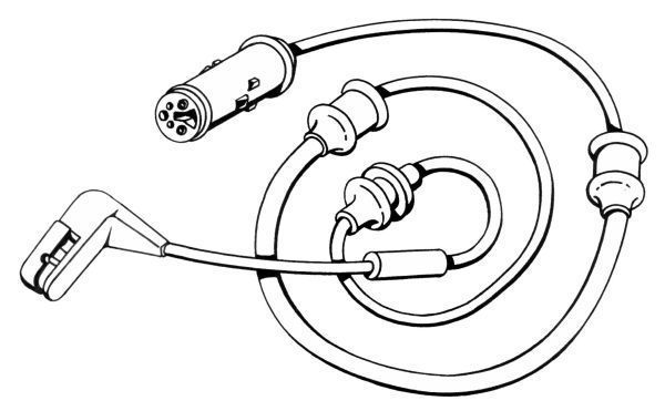 A.B.S. Slidindikator, bremsebelægning 39560 for OPEL VAUXHALL CHEVROLET