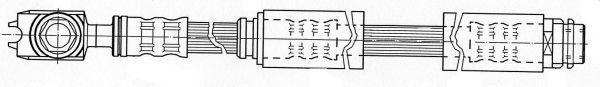 A.B.S. Bremseslange sl4957 for VAG