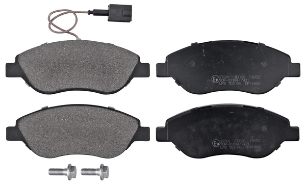 A.B.S. Bremseklodser 37281 for LANCIA FIAT ALFAROME/FIAT/LANCI