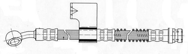A.B.S. Bremseslange sl5555 for HYUNDAI
