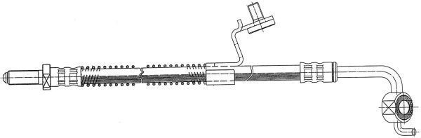 A.B.S. Bremseslange sl3703 for FORD