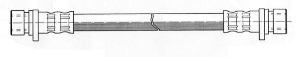 A.B.S. Bremseslange sl4204 for HONDA
