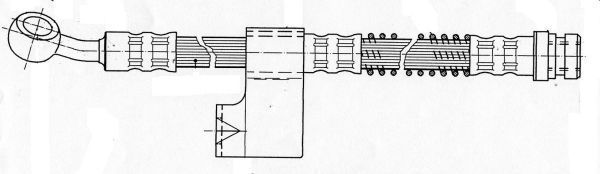 A.B.S. Bremseslange sl5607 for HYUNDAI