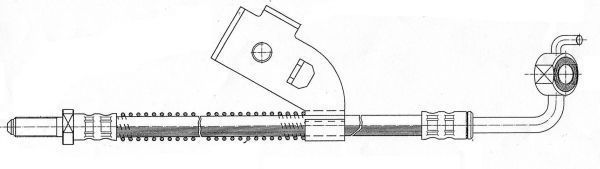 A.B.S. Bremseslange sl3705 for FORD