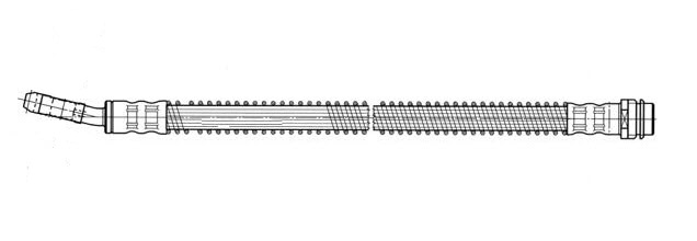 A.B.S. Bremseslange sl6129 for VAG