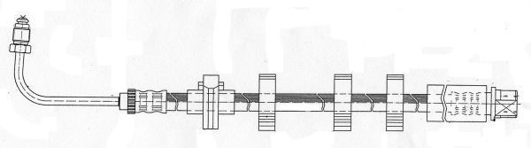 A.B.S. Bremseslange sl4879 for PEUGEOT