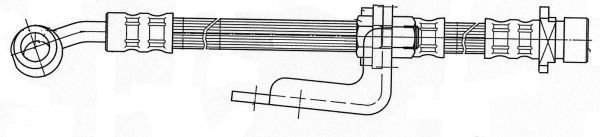 A.B.S. Bremseslange sl5009 for HONDA