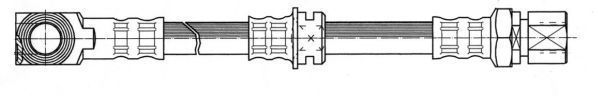 A.B.S. Bremseslange sl3655 for OPEL VAUXHALL