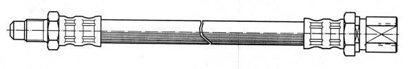 A.B.S. Bremseslange sl1082 for FIAT