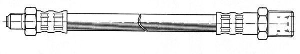 A.B.S. Bremseslange SL 1076 for ROVER