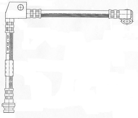 A.B.S. Bremseslange sl3839 for NISSAN