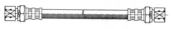 A.B.S. Bremseslange sl2838 for OPEL VAUXHALL