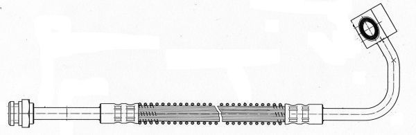 A.B.S. Bremseslange sl4163 for KIA