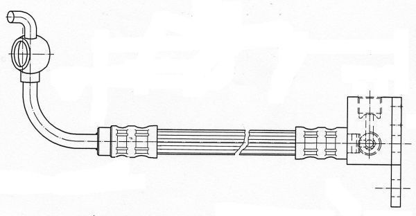 A.B.S. Bremseslange sl3763 for MAZDA