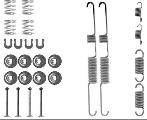 A.B.S. Tilbehørssæt, bremsebakker 0643q for DAIHATSU TOYOTA