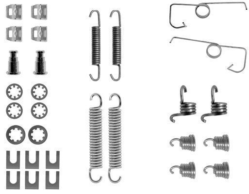 A.B.S. Tilbehørssæt, bremsebakker 0644q for PEUGEOT TALBOT CITROËN ALFAROME/FIAT/LANCI