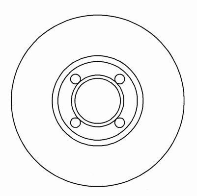 A.B.S. Bremseskive 15607 ventileret 213mm 20mm for ROVER RELIANT