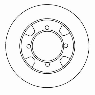 A.B.S. Bremseskive 15875 ventileret 229mm 20mm for MAZDA