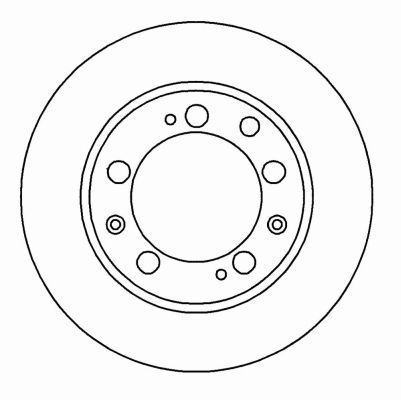 A.B.S. Bremseskive 15886 ventileret 299mm 24mm for PORSCHE