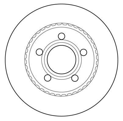 A.B.S. Bremseskive 15937 ventileret 269mm 20mm for VAG