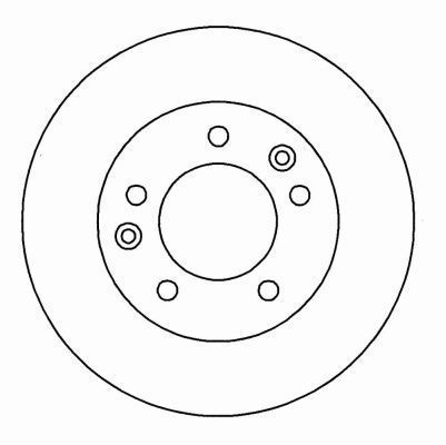 A.B.S. Bremseskive 16044 ventileret 276mm 22mm for MAZDA