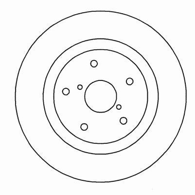 A.B.S. Bremseskive 16275 ventileret 301mm 28mm for SUBARU