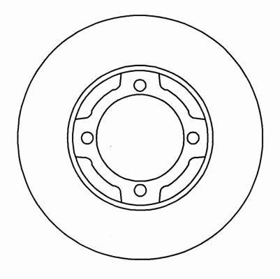 A.B.S. Bremseskive 16321 ventileret 211mm 16mm for DAIHATSU