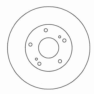 A.B.S. Bremseskive 16494 ventileret 280mm 30mm for NISSAN