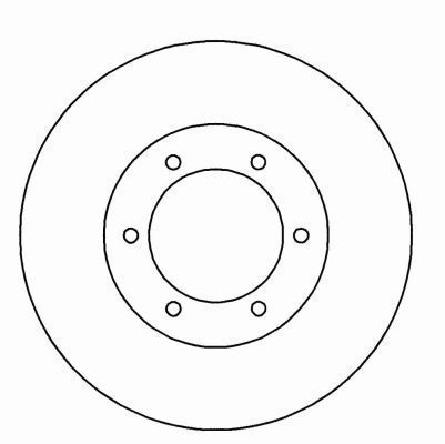 A.B.S. Bremseskive 16553 ventileret 290mm 25mm for TOYOTA