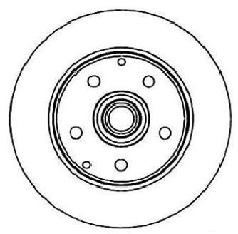 A.B.S. Bremseskive 16810 ventileret 301mm 26mm for CHEVROLET