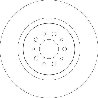A.B.S. Bremseskive 17008 ventileret 305mm 28mm for ALFAROME/FIAT/LANCI