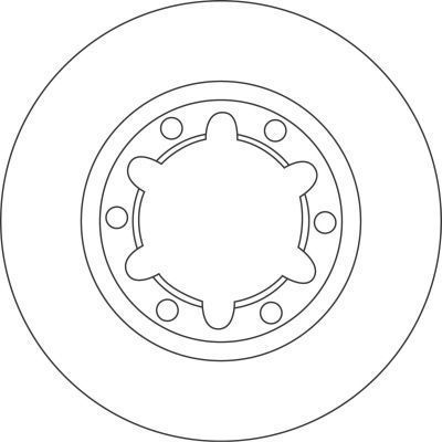 A.B.S. Bremseskive 17100 ventileret 256mm 24mm for MAZDA