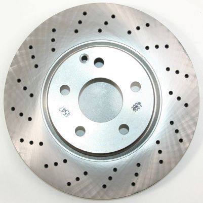 A.B.S. Bremseskive 17394 perforeret 312mm 28mm for MERCEDES-BENZ