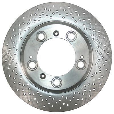 A.B.S. Bremseskive 17670 perforeret 299mm 24mm for PORSCHE
