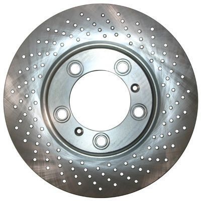 A.B.S. Bremseskive 17701 perforeret 330mm 34mm for PORSCHE