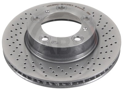 A.B.S. Bremseskive 17876 perforeret 298mm 24mm for PORSCHE