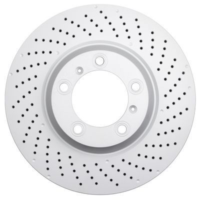 A.B.S. Bremseskive 18010 perforeret 350mm 34mm for PORSCHE