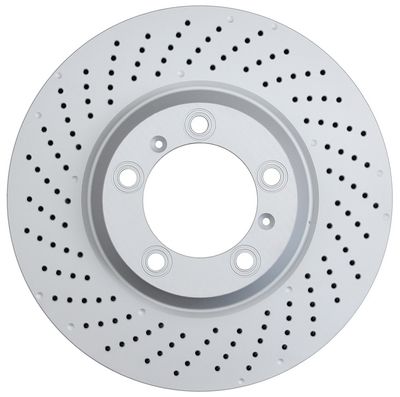 A.B.S. Bremseskive 18136 perforeret 350mm 34mm for PORSCHE