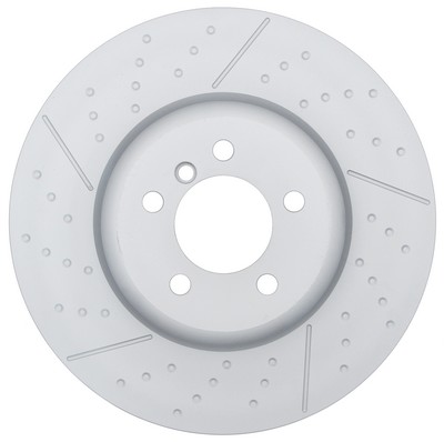 A.B.S. Bremseskive 18277 lukket/perforeret 370mm 30mm for BMW