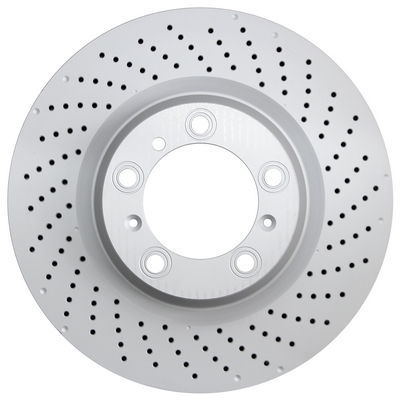 A.B.S. Bremseskive 18321 perforeret 350mm 28mm for PORSCHE