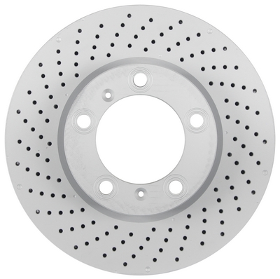 A.B.S. Bremseskive 18393 perforeret 315mm 28mm for PORSCHE