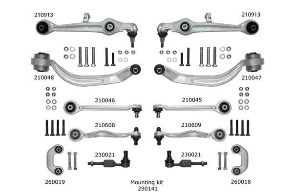 A.B.S. Rep.sæt, bærearm 219902 for VW AUDI SEAT