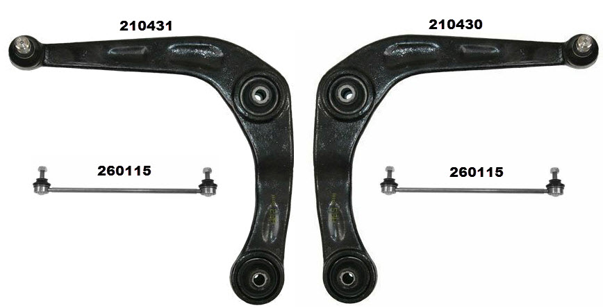 A.B.S. Rep.sæt, bærearm 219903 for PEUGEOT