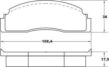 A.B.S. Bremseklodser 36113 for FORD