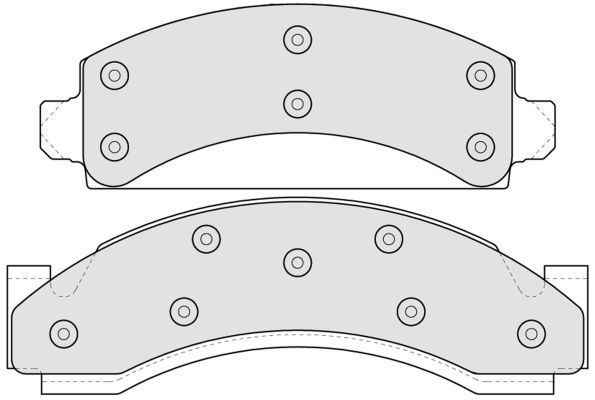 A.B.S. Bremseklodser 38149 for CHEVROLET CHRYSLER FIAT / LANCIA